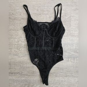 Eyelash Lace Cami Bodysuit